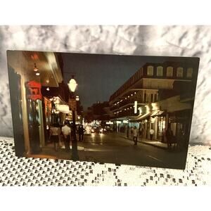 1950’s Bourbon Street New Orleans Postcard